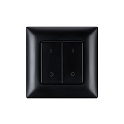 INTELLIGENT ARLIGHT Кнопочная панель SMART-RF-801-22-2G-DIM-SUF Black (3V, 2.4G) (IARL, IP20 Пластик, 5 лет) Lednikoff