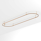 Основание ART-APRIORI-OVAL-ROD-200-4000x1000 (GD) (Arlight, IP20 Металл, 3 года)