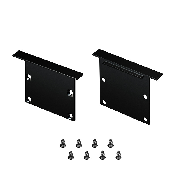 Заглушка LINIA49-F-S BLACK глухая (Arlight, Металл) Lednikoff