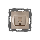 Механизм компьютерной розетки SCT-MPC1-PL-GD-V (RJ-45, CAT6) (Arlight, -) Lednikoff