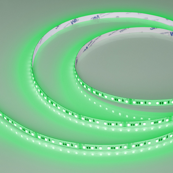 Светодиодная лента RT-A120-8mm 24V RGB (12 W/m, IP20, 2835, 5m) (Arlight, 5 лет) Lednikoff