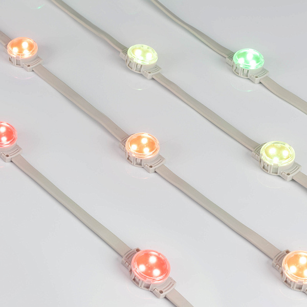 Модуль управляемый SPI-F3-D30 12V RGB-RAM-Auto (0.6W, IP68, 120 deg) (Arlight, Пластик, 3 года) Lednikoff