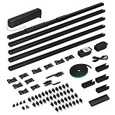 Карниз для штор с электроприводом CNK-M1-TY-RF-5M-BK (Arlight, IP20 Металл, 5 лет)