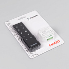 INTELLIGENT ARLIGHT Диммер SMART-SET-TRIAC-601-72-DIM-PD-IN Black (230V, 1x1.5A, ПДУ 10кн, 2.4G) (IARL, IP20 Пластик, 5 лет) Lednikoff
