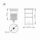 Светильник LTD-GROUND-R65-6W Warm3000 (SL, 24 deg, 230V) (Arlight, IP67 Металл, 3 года) Lednikoff