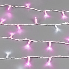 Светодиодная гирлянда ARD-STRING-CLASSIC-10000-WHITE-100LED-FLASH PINK (230V, 7W) (Ardecoled, IP65) Lednikoff