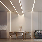 Профиль FANTOM-W45-BEVEL-2000 WHITE (Arlight, Алюминий) Lednikoff