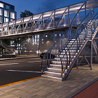 Светодиодная лента герметичная MOONLIGHT-SIDE-A140-12x17mm 24V Day4000 (9.6 W/m, IP67, 5m, wire x2) (Arlight, Вывод боковой, 3 года)