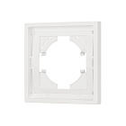 Рамка пластиковая FRM-TENDO-SFPL-1-WH (Arlight, Матовый белый) Lednikoff