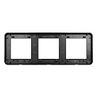 Рамка пластиковая FRM-VERSA-PL-3-BK (Arlight, -) Lednikoff