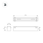 Светильник MAG-VIBE-FLAT-L293-12W Day4000 (BK, 100 deg, 48V) (Arlight, IP20 Металл, 5 лет)