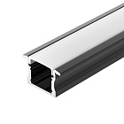 Профиль LINE-2315-F-2000 ANOD BLACK (Arlight, Алюминий) Lednikoff