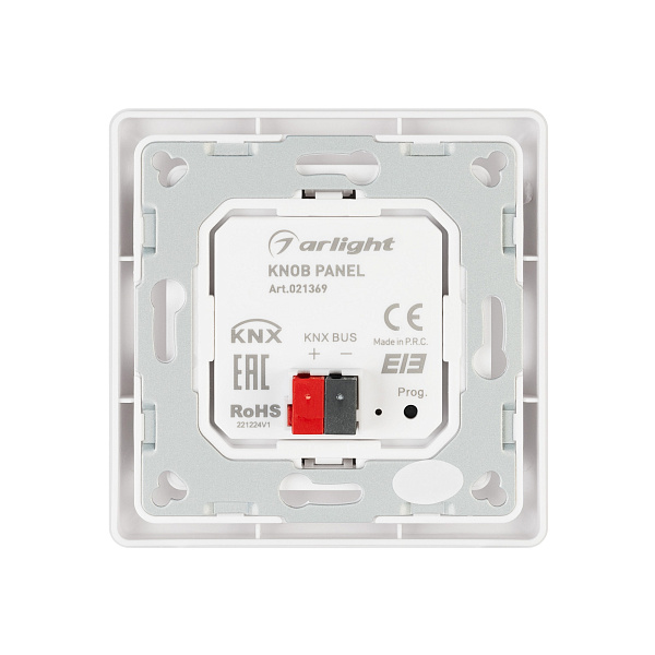 Панель Knob SR-KN9550K4-UP White (KNX, DIM) (Arlight, IP20 Пластик, 3 года) Lednikoff