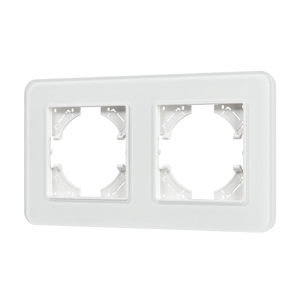 Рамка стеклянная FRM-OMALI-SFGS-2-WH (Arlight, -) Lednikoff