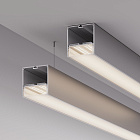 Профиль с экраном SL-LINE-7477-2500 ANOD+OPAL (Arlight, Алюминий) Lednikoff