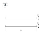 Светильник MAG-FLAT-25-L600-18W Warm3000 (BK, 100 deg, 24V, DALI) (Arlight, IP20 Металл, 5 лет)