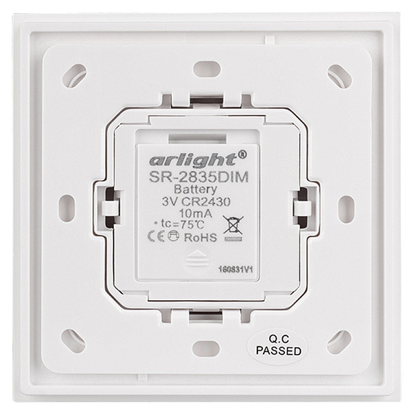 Панель Rotary SR-2835DIM-RF-UP White (3V, DIM) (Arlight, IP20 Пластик, 3 года) Lednikoff