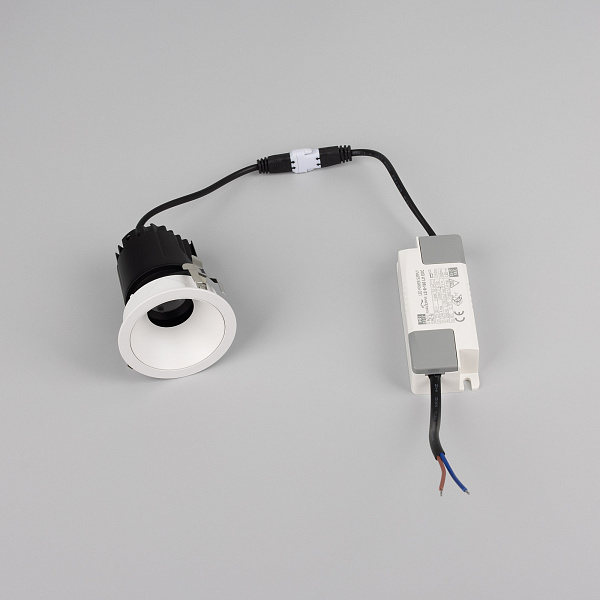 Светильник MS-ARADO-BUILT-R55-7W Warm2700 (WH-WH, 24 deg, 230V) (Arlight, IP20 Металл, 5 лет) Lednikoff