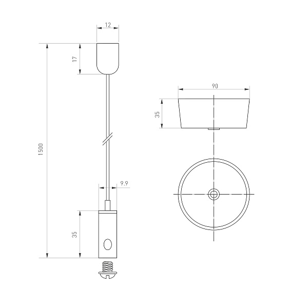 Светильник ALT-LINEAIR-FLAT-UPDOWN-DIM-S2094-600-25W Warm3000 (BK, 100 deg, 230V) (Arlight, IP20 Металл, 3 года)