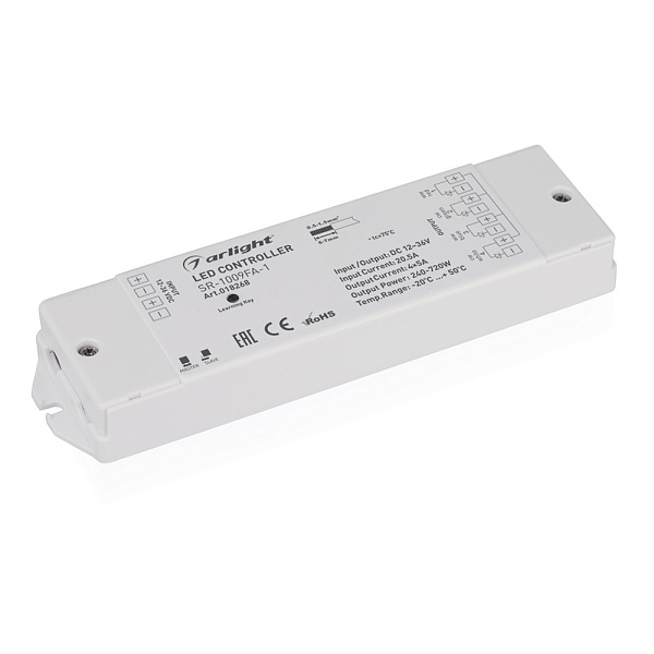 Контроллер SR-1009FA-1 (12-36V, 240-720W) (Arlight, IP20 Пластик, 3 года) Lednikoff