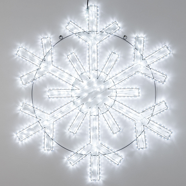 Фигура светодиодная ARD-SNOWFLAKE-M11-1250x1200-604LED White (230V, 36.5W) (Ardecoled, IP65) Lednikoff