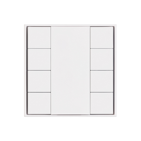 INTELLIGENT ARLIGHT Кнопочная панель KNX-301-22-8-SH-IN White (BUS, Frame) (IARL, IP20 Пластик, 3 года) Lednikoff