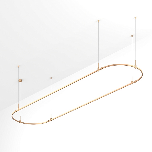 Основание ART-APRIORI-OVAL-HANG-4000x1000 (GD) (Arlight, IP20 Металл, 3 года)