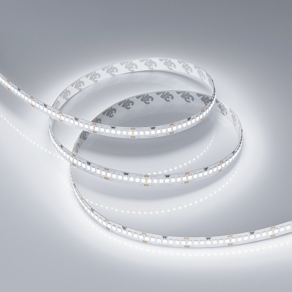 Светодиодная лента RT-A252-10mm 24V White6000 (11 W/m, IP20, 2835, 5m) (Arlight, 11 Вт/м, IP20) Lednikoff