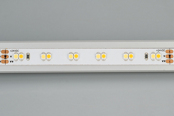 Светодиодная лента RT 6-5000 24V White-MIX 2x (3528, 120 LED/m, LUX) (Arlight, 9.6 Вт/м, IP20) Lednikoff