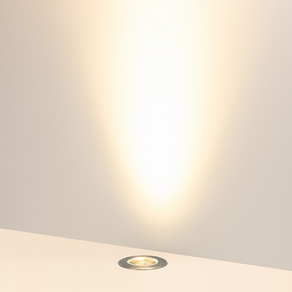 Светильник LTD-DAFNA-GROUND-R130-11W Warm3000 (SL, 20 deg, 230V) (Arlight, IP67 Металл, 5 лет) Lednikoff