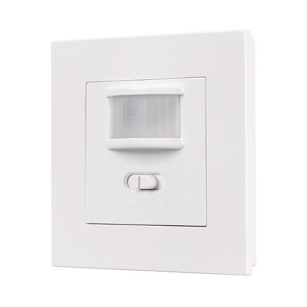 Датчик движения PRIME-PIR-BUILT-200W-WH (230V, 0.87A, MULTI) (Arlight, IP20 Пластик, 5 лет) Lednikoff