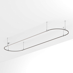 Основание ART-APRIORI-OVAL-ROD-400-4000x1000 (TN) (Arlight, IP20 Металл, 3 года)