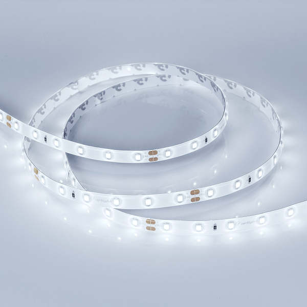 Светодиодная лента герметичная RTW-SE-A60-8mm 24V Cool 10K (7.2 W/m, IP65, 2835, 5m) (Arlight, -) Lednikoff