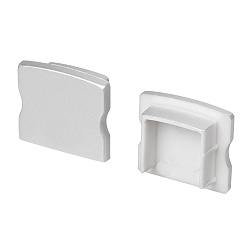 Заглушка LINE-1715 SILVER глухая (Arlight, Пластик)