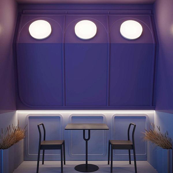Светильник CL-SMURF-R400-30W Day4000-MIX (WH, 140 deg, 230V) (Arlight, IP40 Пластик, 3 года) Lednikoff