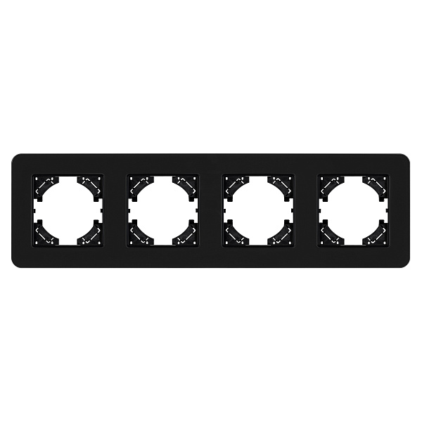 Рамка стеклянная FRM-OMALI-SFGS-4-BK (Arlight, -) Lednikoff