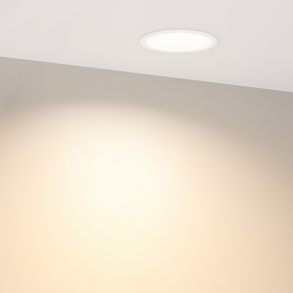 Светильник MS-BREEZE-BUILT-R82-9W Warm3000 (WH, 85 deg, 230V) (Arlight, IP20 Металл, 5 лет) Lednikoff