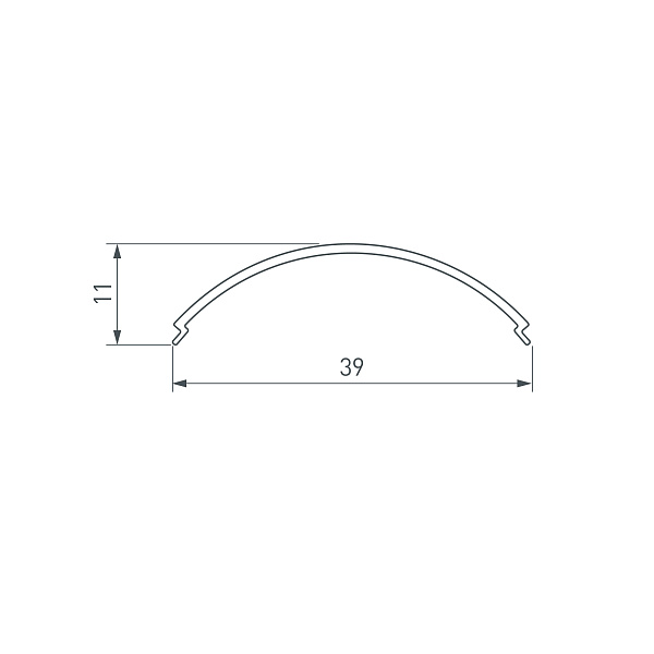 Экран SL-KANT-H30 ROUND OPAL (Arlight, Пластик) Lednikoff