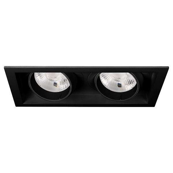 Светильник MS-VORTEX-BUILT-S250x140-2x30W Warm3000 (BK-BK, 17 deg, 230V) (Arlight, IP20 Металл, 5 лет) Lednikoff