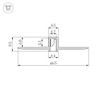 Профиль LINIA7-FANTOM-2000 ANOD (Arlight, Алюминий) Lednikoff