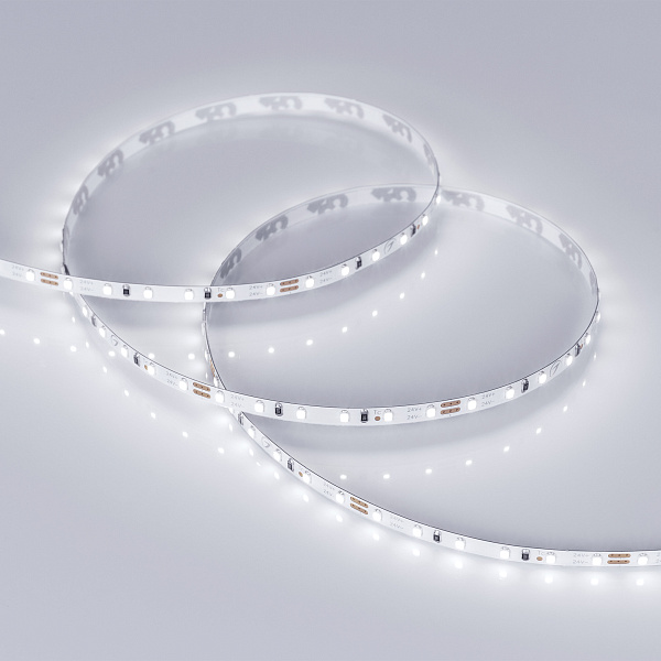 Светодиодная лента MICROLED-M120-4mm 24V White6000 (5.4 W/m, IP20, 2216, 5m) (Arlight, 5.4 Вт/м, IP20) Lednikoff