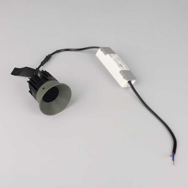 Светильник безрамочный DL-INTRAL-R63-8W Day4000 (Серо-зеленый RAL7009, 50 deg, 230V) (Arlight, IP20 Металл, 5 лет) Lednikoff