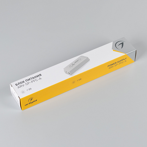 Блок питания ARV-SP-24180-PFC-A (24V, 7.5A, 180W) (Arlight, IP20 Пластик, 5 лет) Lednikoff