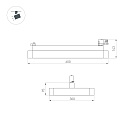 Светильник LGD-AFINA-4TR-S600x300-50W White6000 (WH, 110 deg, 230V) (Arlight, IP20 Металл, 5 лет)