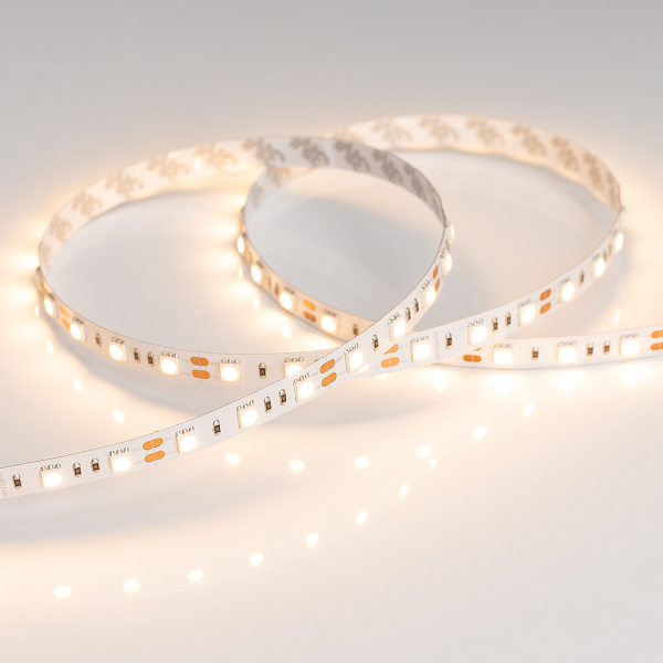 Светодиодная лента RT 2-5000 12V Warm2700 2x (5060, 300 LED, LUX) (Arlight, 14.4 Вт/м, IP20) Lednikoff