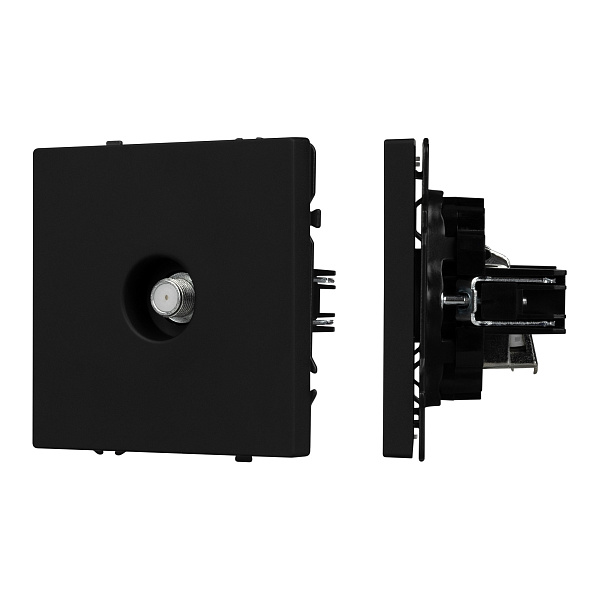 ARL NOBE Розетка спутник софт-тач черный оникс SCT-MST1-SFPL-BK (SAT) (Arlight, -) Lednikoff