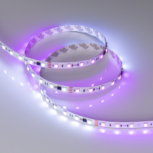 Светодиодная лента SPI-B60-10mm 24V RGB-PX6-RAM (15 W/m, IP20, 5060, 5m) (Arlight, бегущий огонь) Lednikoff