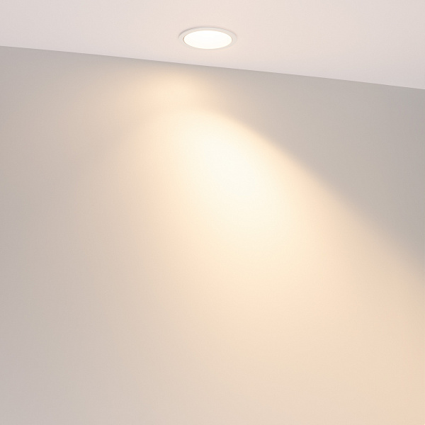 Светильник MS-ARADO-BUILT-R65-9W Warm2700 (WH-WH, 24 deg, 230V) (Arlight, IP20 Металл, 5 лет) Lednikoff
