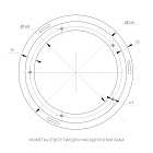 Светильник SP-TOR-RING-SURFACE-R460-33W Warm3000 (WH, 120 deg) (Arlight, IP20 Металл, 3 года) Lednikoff