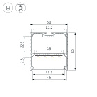 Профиль SL-LINE-5050-2000 ANOD (BY) (Arlight, Алюминий) Lednikoff